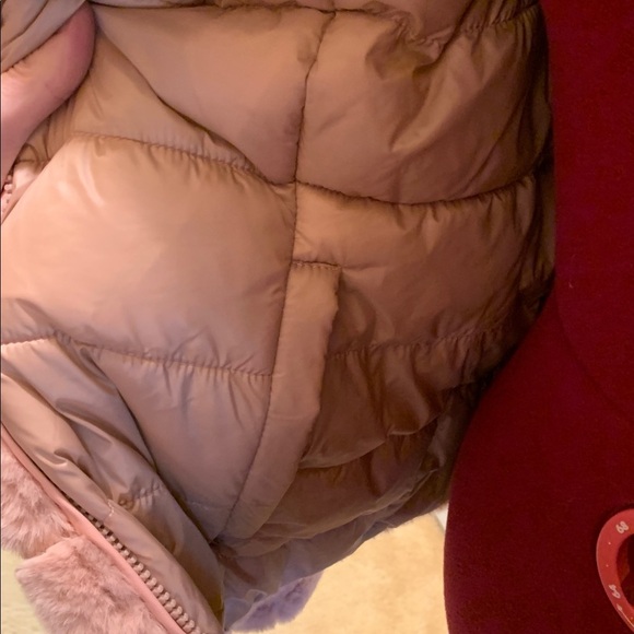 Women's Reversible Faux Fur Hooded Front Zipper Puff Jacket for Women NWOT - Picture 9 of 10